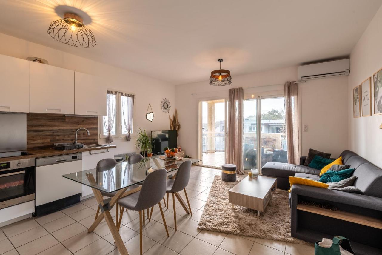 U Nidu - A Ajaccio, Magnifique Appartement 4 Couchages Vue Mer Ajaccio  Ngoại thất bức ảnh