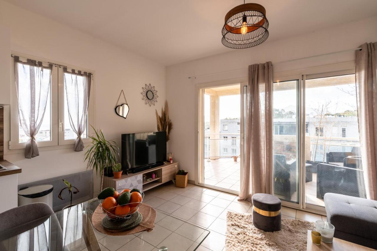 U Nidu - A Ajaccio, Magnifique Appartement 4 Couchages Vue Mer Ajaccio  Ngoại thất bức ảnh